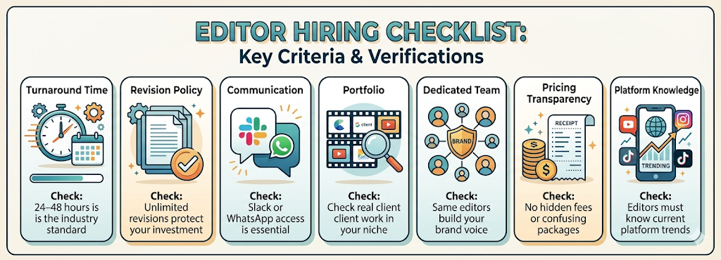 Editor Hiring Checklist